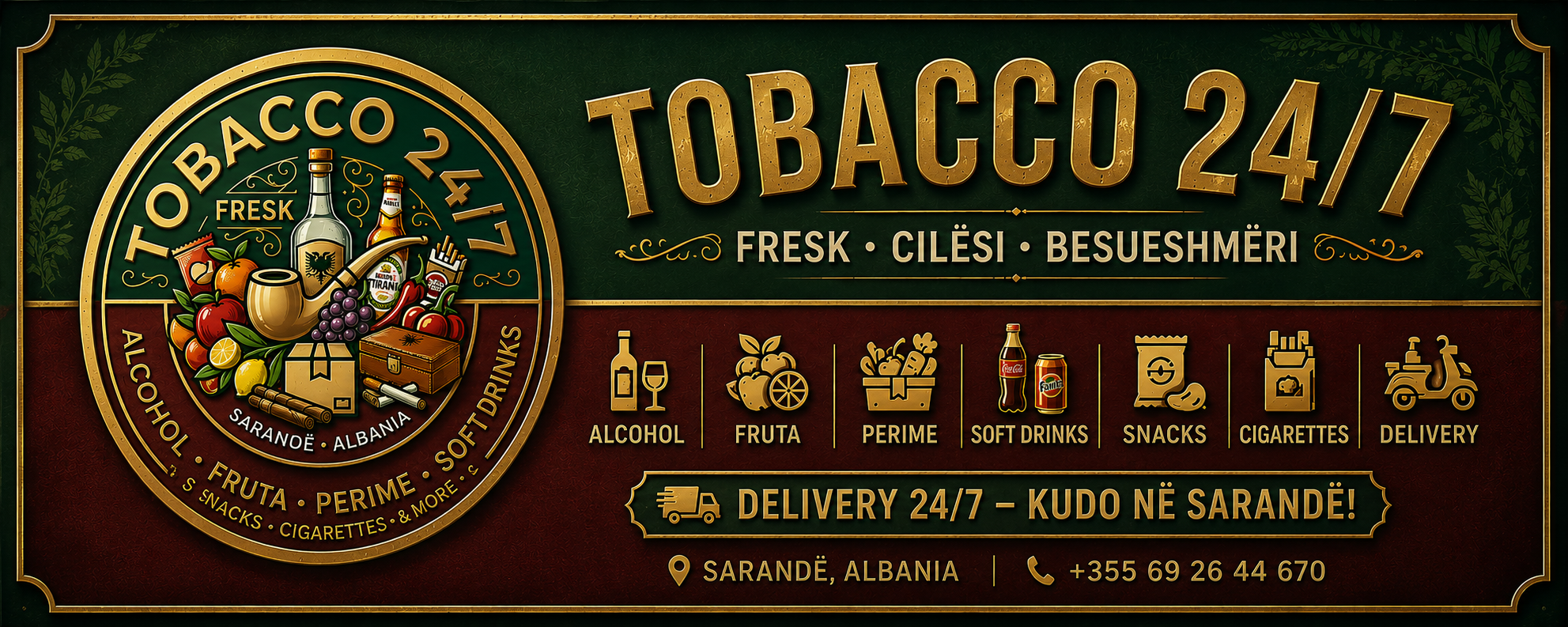 Tobacco&Fruits and Vegetables 24-7