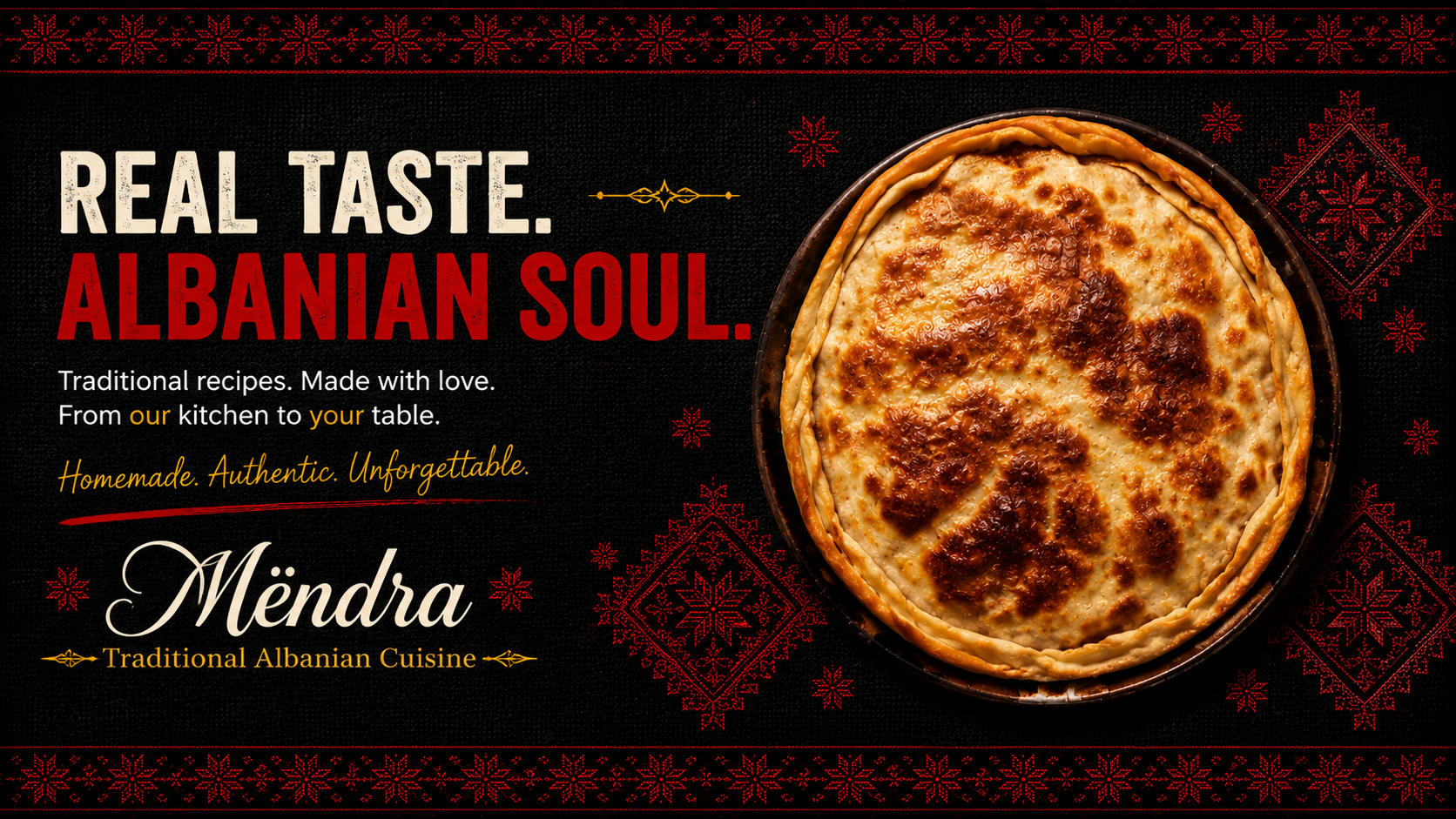Mëndra Traditional Albanian Cuisine